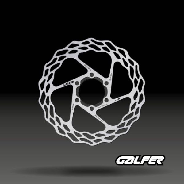 画像1: Ｇａｌｆｅｒ　ディスクブレーキローター（１４０ｍｍ　ｘ　１．８ｍｍ　ｗ／Ｃｅｎｔｅｒｌｏｃｋ　ｆｏｒ　Ｒｏａｄ） (1)