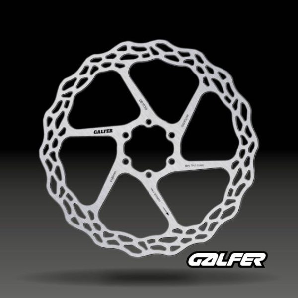 画像1: Ｇａｌｆｅｒ　ディスクブレーキローター（１８０ｍｍ　ｘ　１．８ｍｍ　ｆｏｒ　Ｒｏａｄ） (1)