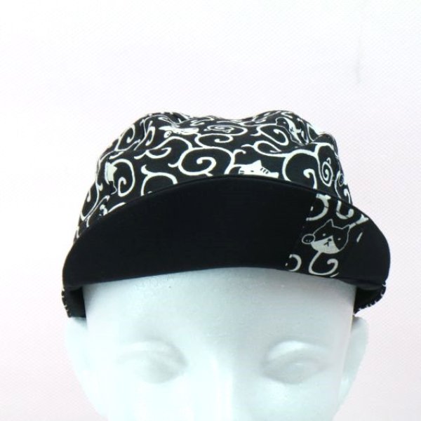 画像2: Cyclone COTTONサイクルキャップ 猫 (2)