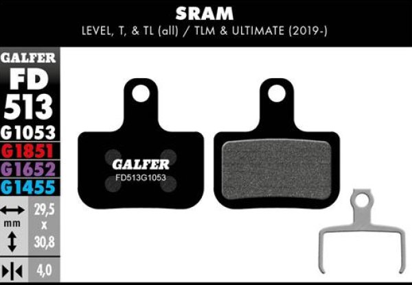 画像1: Ｇａｌｆｅｒ　ブレーキパット　ロード用 (1)