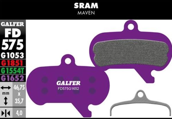 画像1: Ｇａｌｆｅｒ　ブレーキパット　Ｅ－ＢＩＫＥ用 (1)